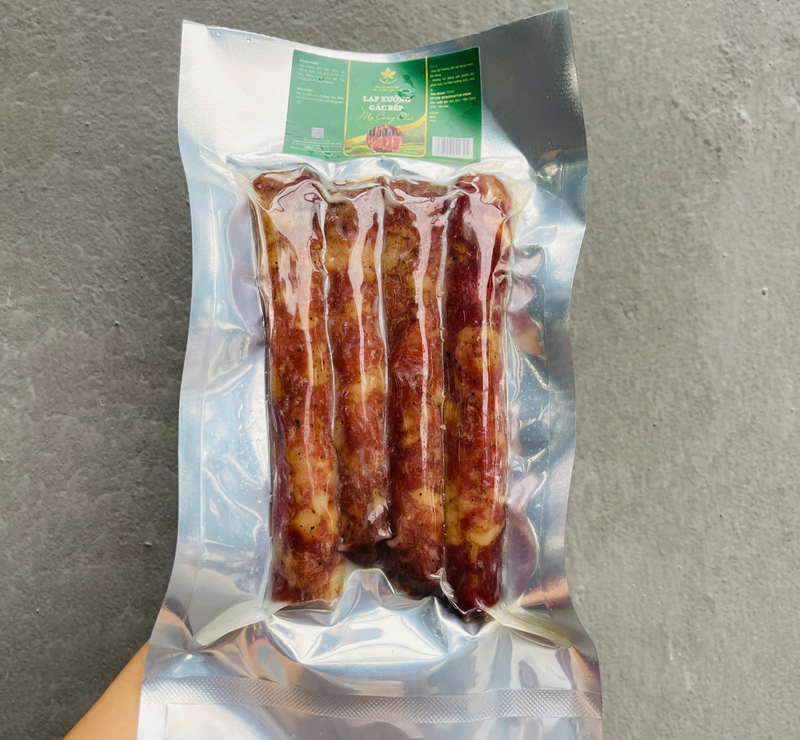 Lạp Xưởng Mù Cang Chải 6 gói lạp xưởng gác bếp