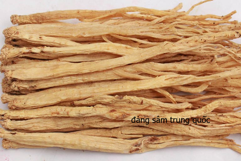 đảng sâm khô của trung quốc