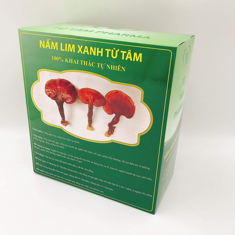 nấm lim xanh từ tâm