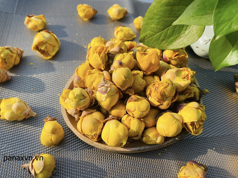 trà hoa vàng khô sấy thăng hoa